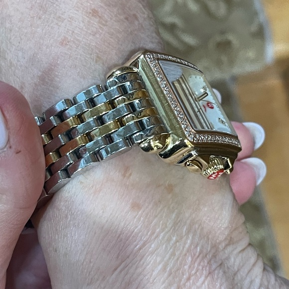 MICHELE DECO XL DIAMOND WATCH - Picture 11 of 13